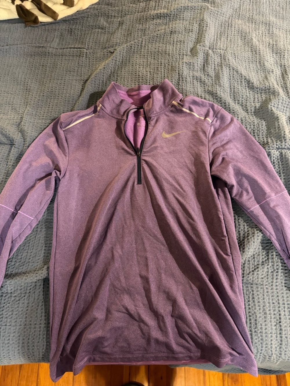 Nike Running Purple Half-Zip Athletic pullover